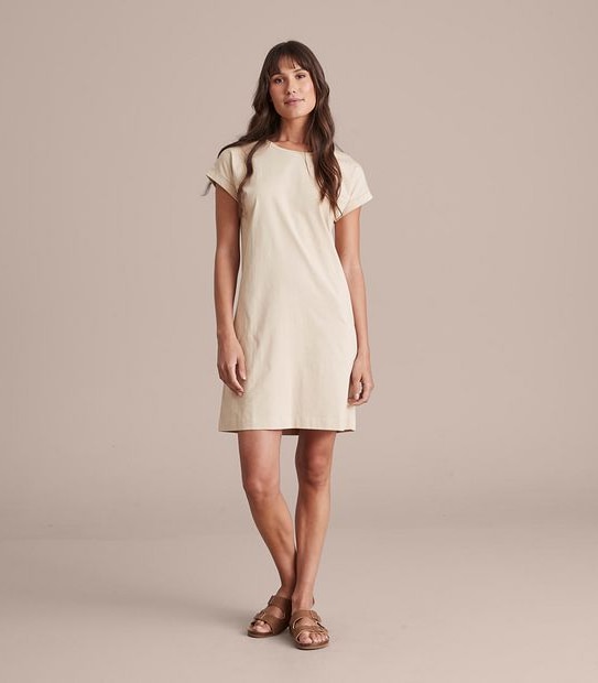 Organic Cotton Knit T-Shirt Dress
