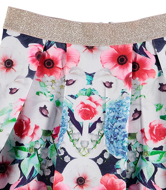 Sistal Floral Pleat Skirt