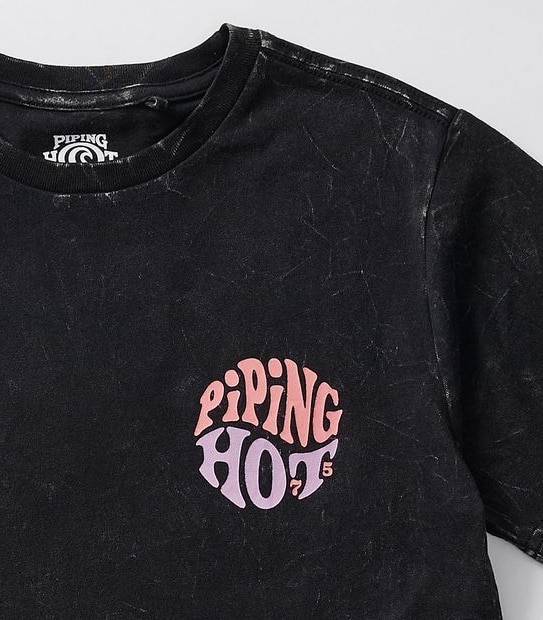 Piping Hot T-shirt - Black