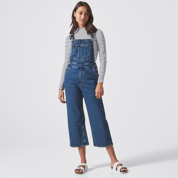 Target jean overalls hot sale