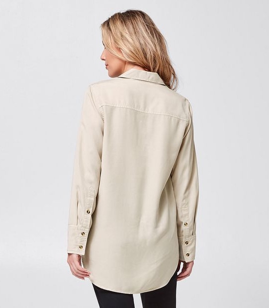 Utility Resort Shirt - Oyster Brown