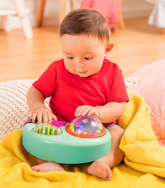 B. baby Whirly Pop Activity Suction Toy