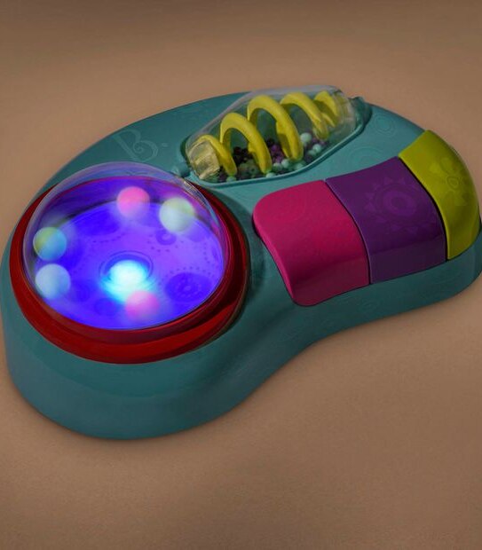 B. baby Whirly Pop Activity Suction Toy