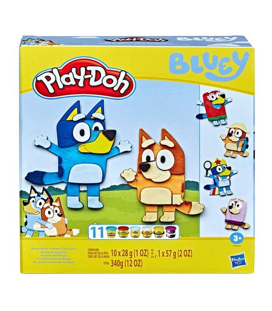 Play-Doh Bluey Make 'n Mash Costumes Playset