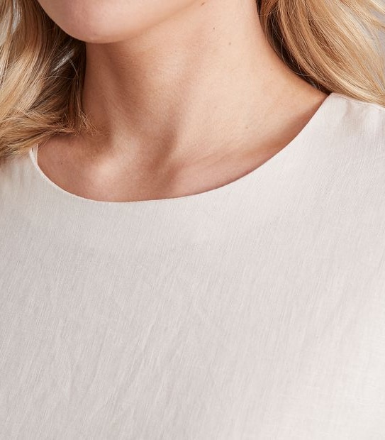 Preview Linen Blend Dallas Dolman Sleeve Blouse