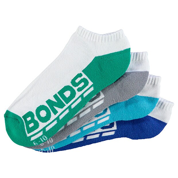 Bonds 4 Pack Bonds Low Cut Socks White Target Australia