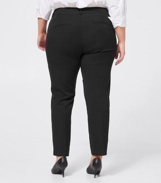 Belle Curve Straight Leg Work Pants 
