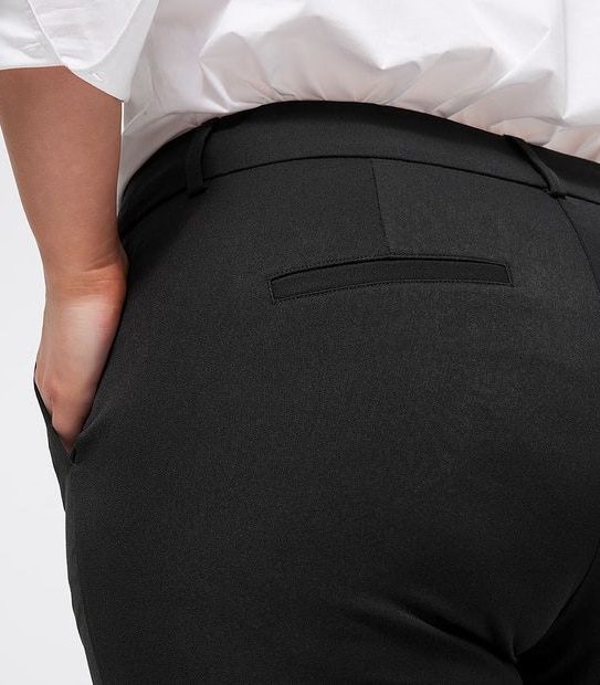 Belle Curve Straight Leg Work Pants 