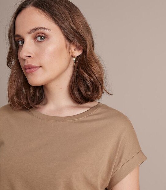 Preview Supima Roll Cuff T-Shirt
