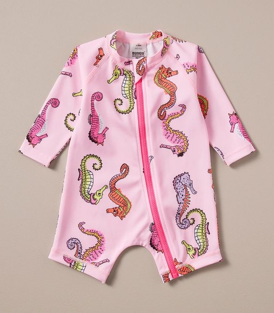 BONDS BWYPT F1S SWIM ZIPSUIT DANCE WITH ME PINK 1 of 3
