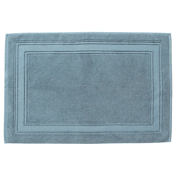 Egyptian Cotton Bath Mat Smoke Blue Target Australia