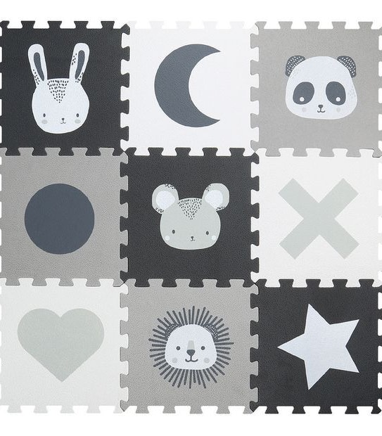 Young Ones Printed 9 Piece Foam Mat