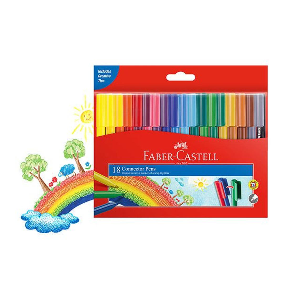 Faber Castell Connector Pens Faber Castell Connector Pens 60 Colors Big Color Range But Don T Forget That The Product If For Kids Consumer Reviews