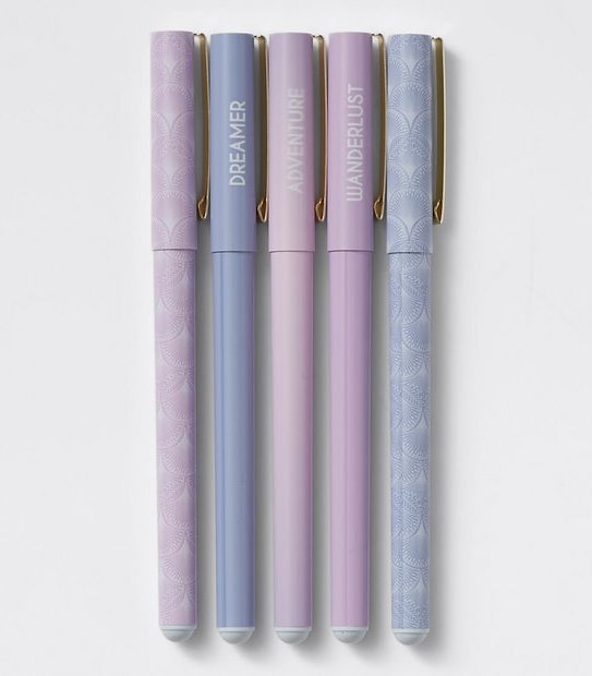 Spring Sensation Pens 5 Pack - Filigree