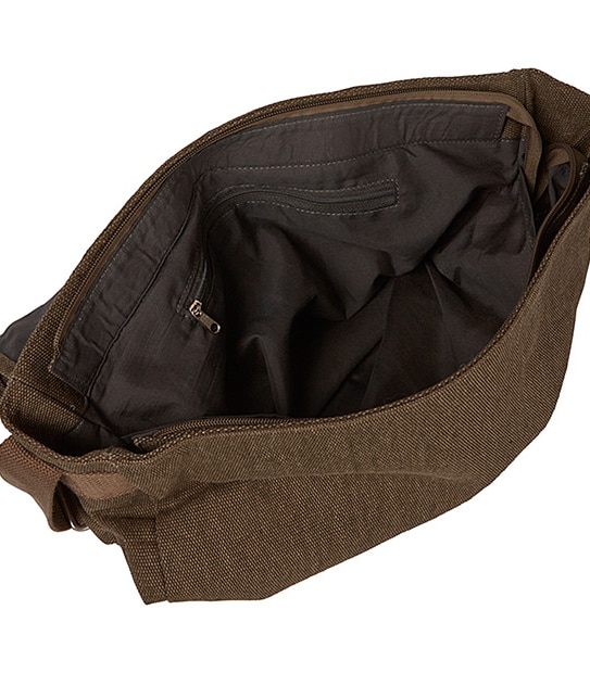 Men's Hinterland Canvas Satchel - Olive 2 of 2