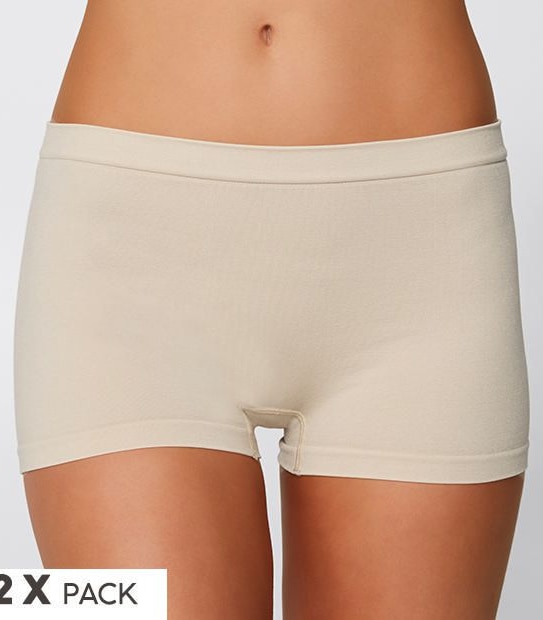 2 Pack Seamfree Boyshorts