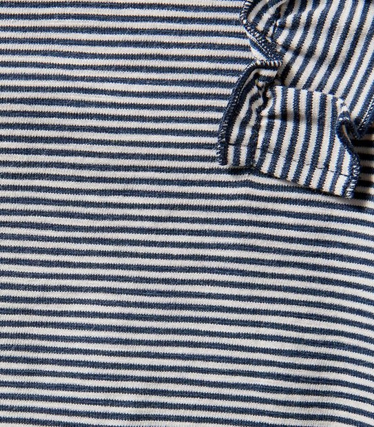 Baby Organic Cotton Frill Bubblesuit