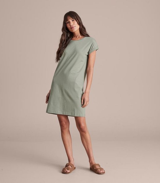 Organic Cotton Knit TShirt Dress Target Australia