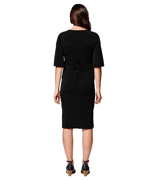 Maternity Nursing Dress - Black