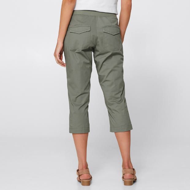 Rib Waist Crop Pants Target Australia
