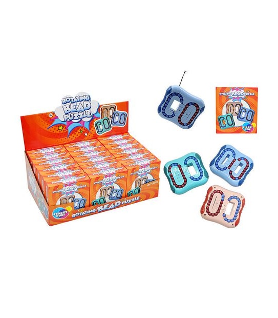 Fidget Fun! - IQ Puzzle Cube - Rotating Bead Puzzle - Assorted*