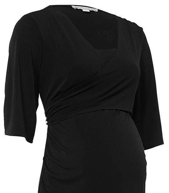 Maternity Nursing Dress - Black