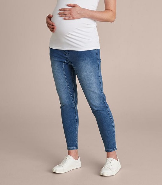 Maternity Denim Jogger Pants
