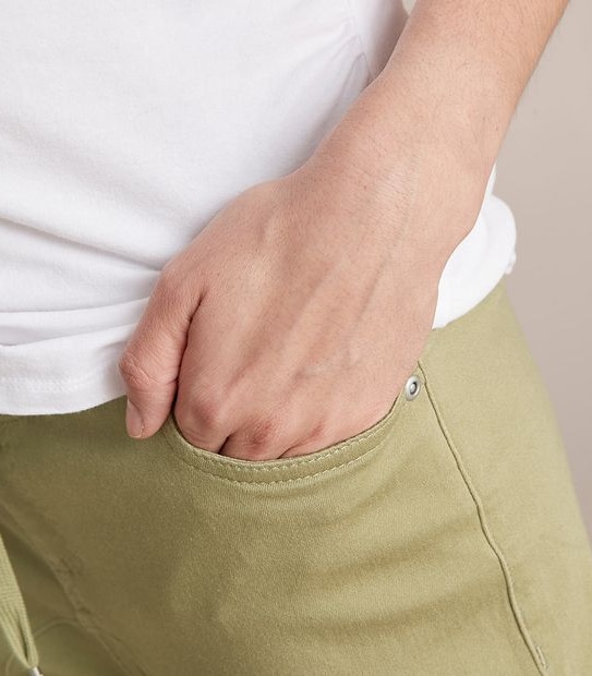 Maternity Stretch Drill Jogger Pants