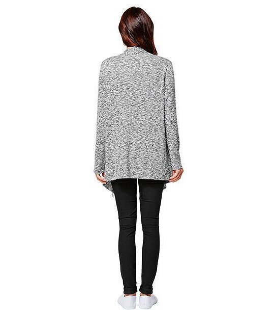 Textured Cardigan - Charcoal 2 of 5