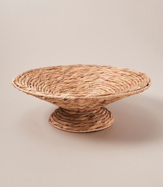 Hera Woven Pedestal Bowl