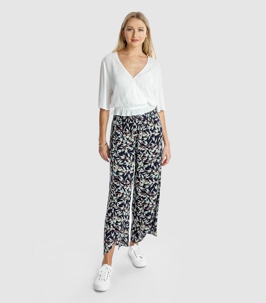 Piping Hot Split Beach Pants