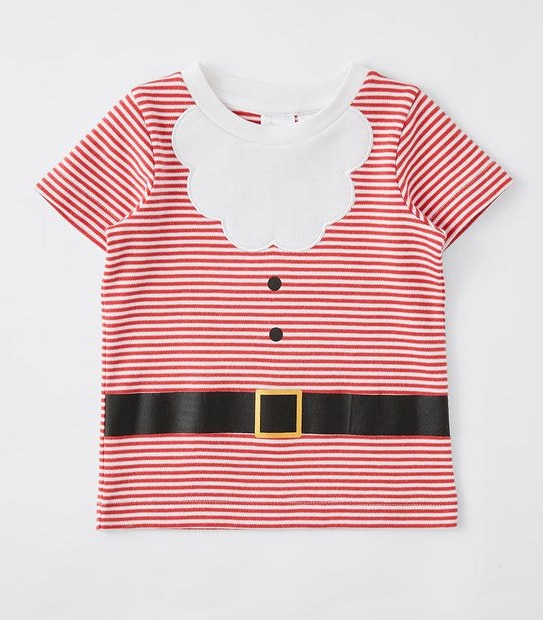 Baby Santa Striped Pyjama Set 3 of 5