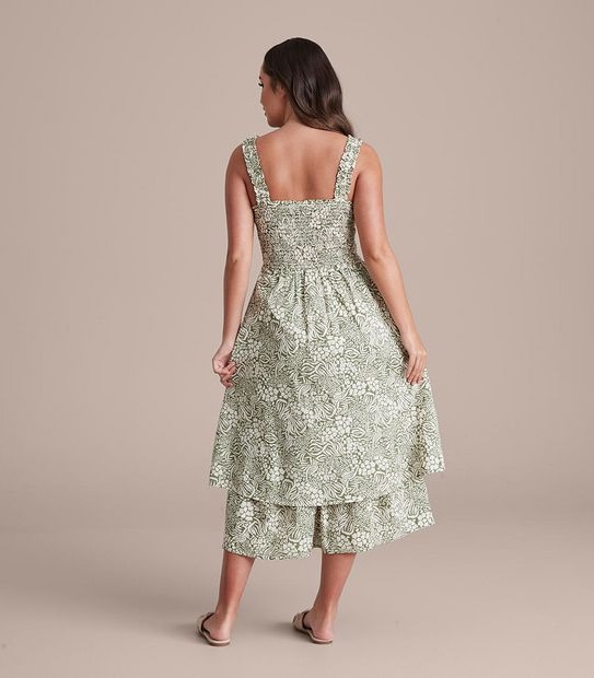 Dannii Minogue Petites Tiered Midi Dress