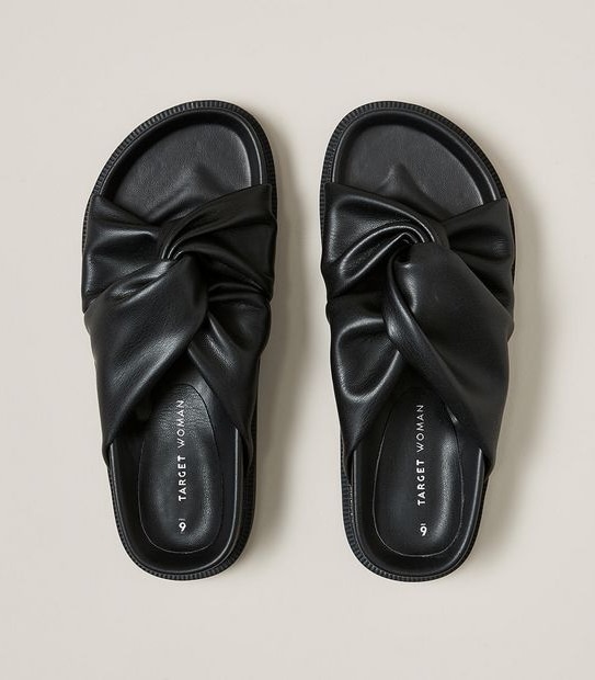Womens Jessica Knot Flat Sandals
