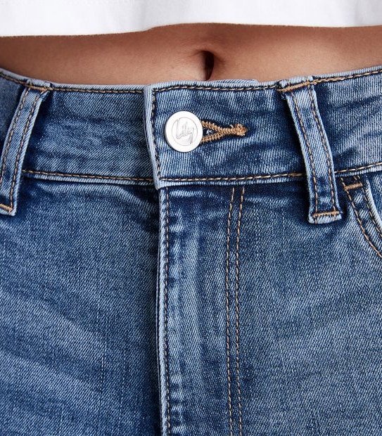 Lily Loves Skinny High Rise Distressed Denim Jeans