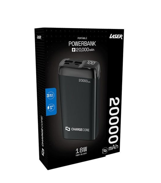Laser 20,000mAh Powerbank