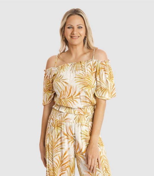 Piping Hot Shoulder Blouse 4 of 6