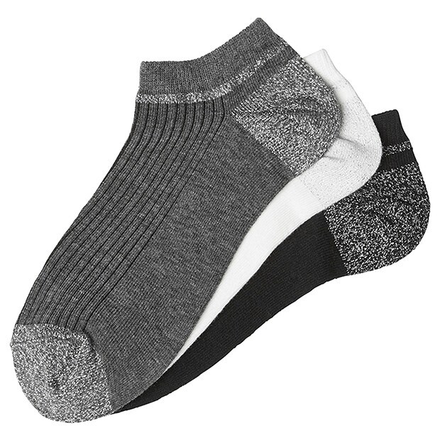 3 Pack Lurex Low Cut Socks 3 Pack Lurex Low Cut Socks