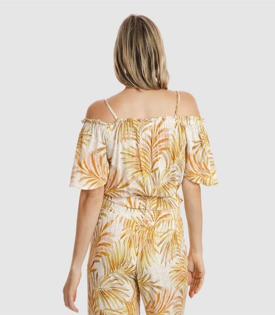 Piping Hot Shoulder Blouse 5 of 6