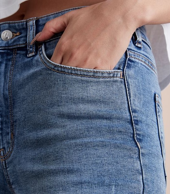 Lily Loves Skinny High Rise Distressed Denim Jeans