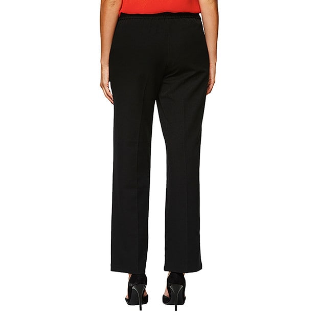 Elastic Waist Wide Leg Pants Black Target Australia