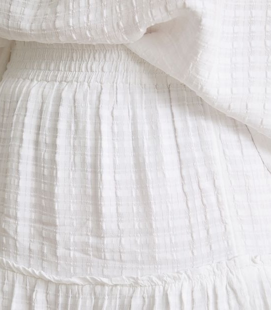 Dannii Minogue Petites Tiered Pintuck Mini Skirt