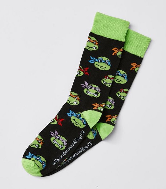 Licensed Crew Socks - Teenage Mutant Ninja Turtles