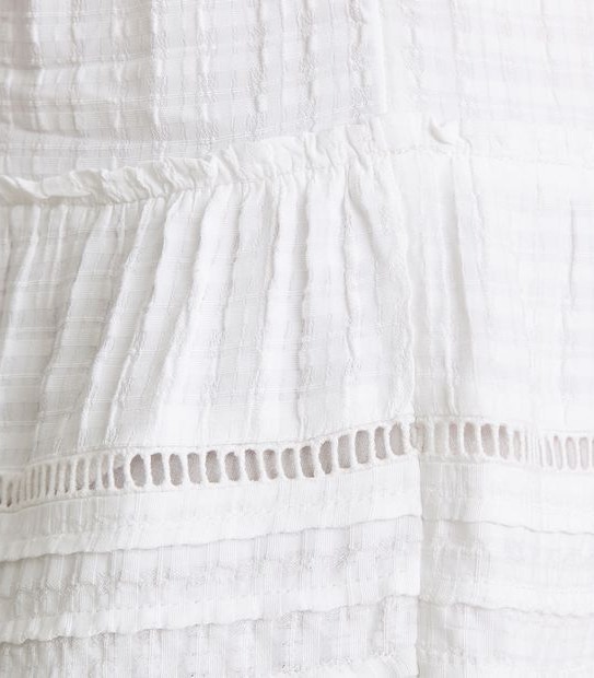 Dannii Minogue Petites Tiered Pintuck Mini Skirt