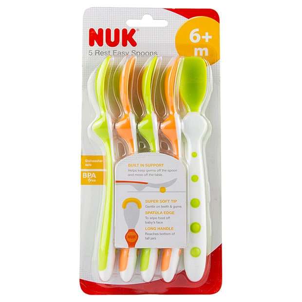 NUK 5 Rest Easy Spoons NUK 5 Rest Easy Spoons