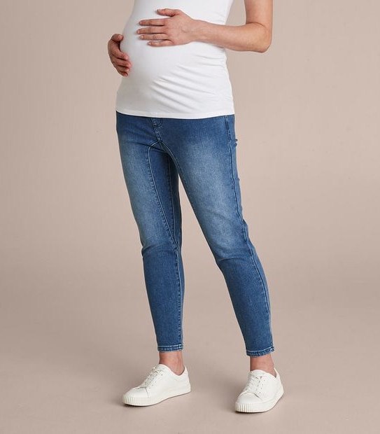 Maternity Denim Jogger Pants