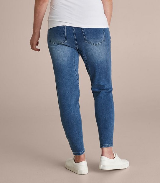 Maternity Denim Jogger Pants