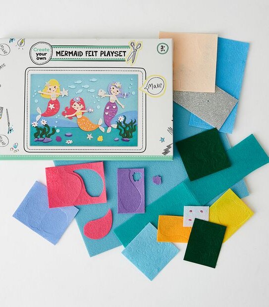 Create Your Own Mermaid Felt Playset