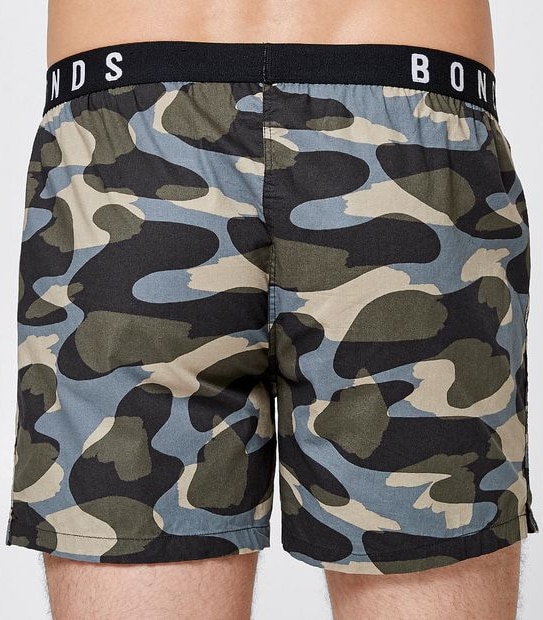 Bonds Comfy Livin' Woven Sleep Boxer - Camo