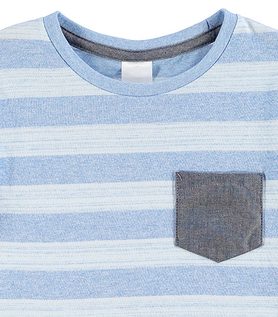 Boys' Short Sleeve Striped T-Shirt